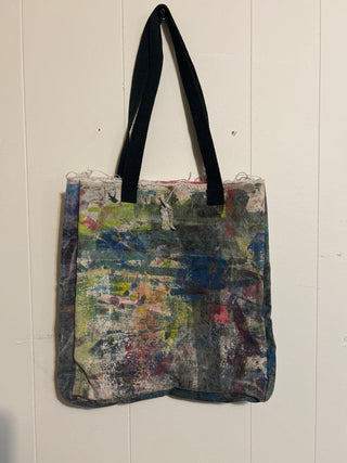 Jess Abernethy frayed [tsu-fal] tote