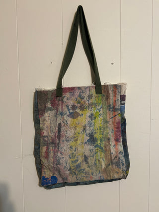 Jess Abernethy frayed [tsu-fal] tote
