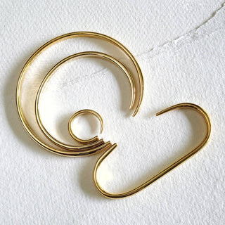 Brass simple tapered cuff  Bisjoux exclusive