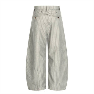 American Vintage Striped Wide-Leg Trousers for Men