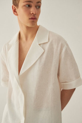 Lionel Shirt | Linen Button Down