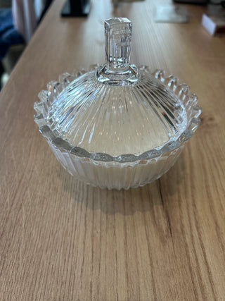 Glass candle