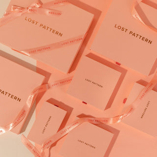 "Geometric Blooms" Silk Bandana Scarf