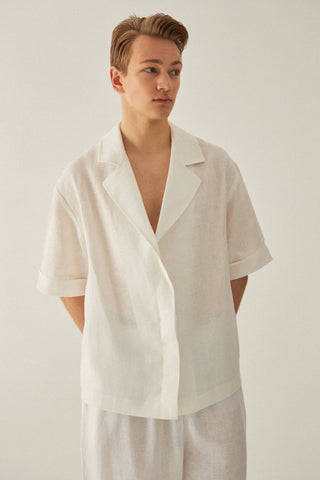 Lionel Shirt | Linen Button Down