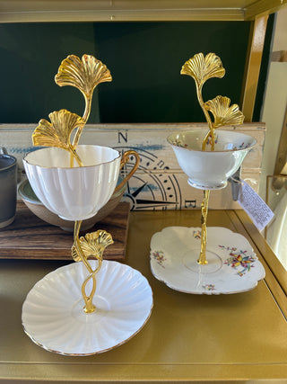 Tea cup jewelry tree