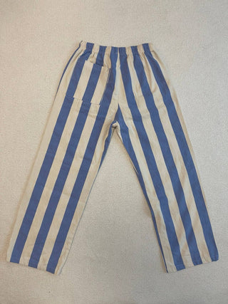 Striped trousers long pants. BLUE