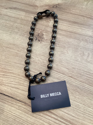 Billy Mecca bronze ball chain necklace 18”