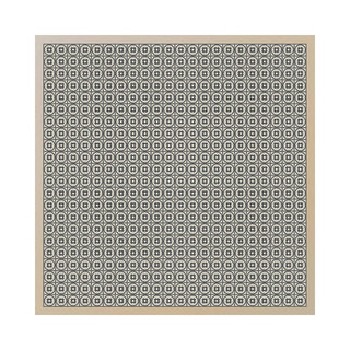 "Geometric Blooms" Silk Bandana Scarf