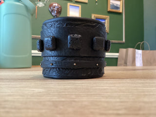 HOC leather cuff