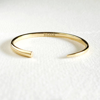 Brass simple tapered cuff  Bisjoux exclusive