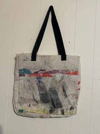 Jess Abernethy frayed [tsu-fal] tote