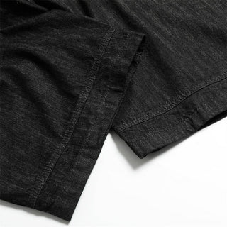 Trendy Black Wide-Leg Cargo Pants for Men