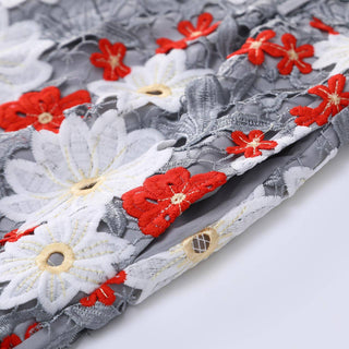 Ashen Petal Grove [guipure pants]
