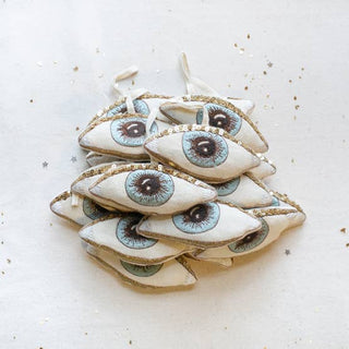 Evil Eye, Cotton & Lavender stuffed Ornament, Token