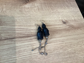 HOC earrings Buddha with chain