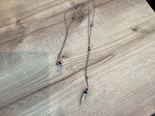 HOC necklace silver spike
