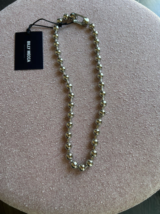 Billy Mecca ball chain necklace 24”