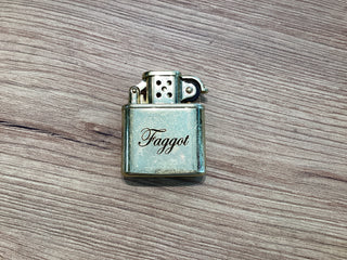 Engraved Brass Lighter