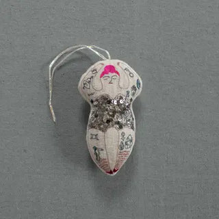 Skippy Cotton Strong Lady ornament