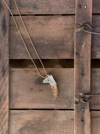 Gilded Jaw Necklace