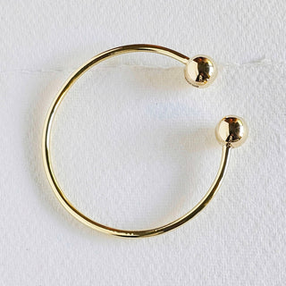 Solid brass modern tuareg style African cuff bangle bracelet
