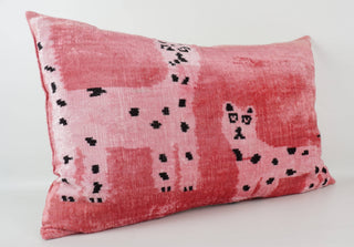 LAWRENCE & PABLO - IKAT SILK/VELVET PILLOWCASE
