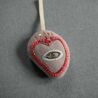 Sacred Heart - Cotton & Lavender filled Ornament, Token