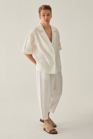 Lionel Shirt | Linen Button Down