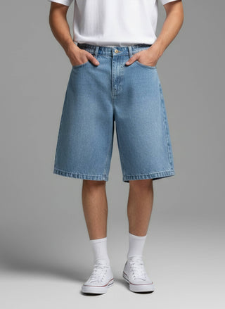 BAGGY FIT DENIM SHORTS
