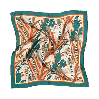 "Madagascar" Silk Bandana
