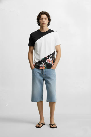 Hawks Bay Men's Printed Floral T-Shirts